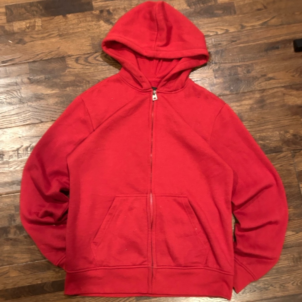 Aeropostale Cherry Red Zip-Up Hoodie